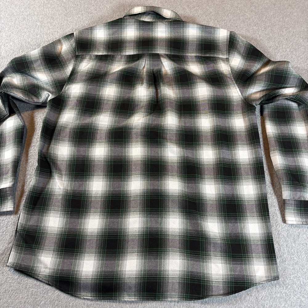 DIXXON Flannel Company Callahan Green Plaid Long Sleeve Men's Sz L Excellent Con - Picture 12 of 15
